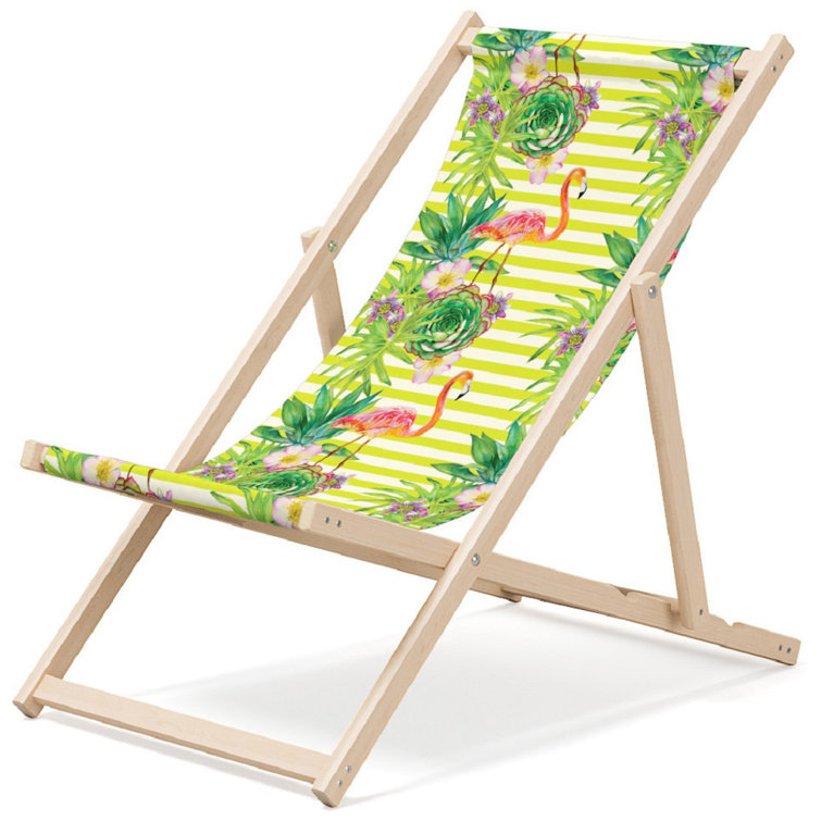 East Urban Home Delaya Reclining Deck Chair Wayfair.co.uk
